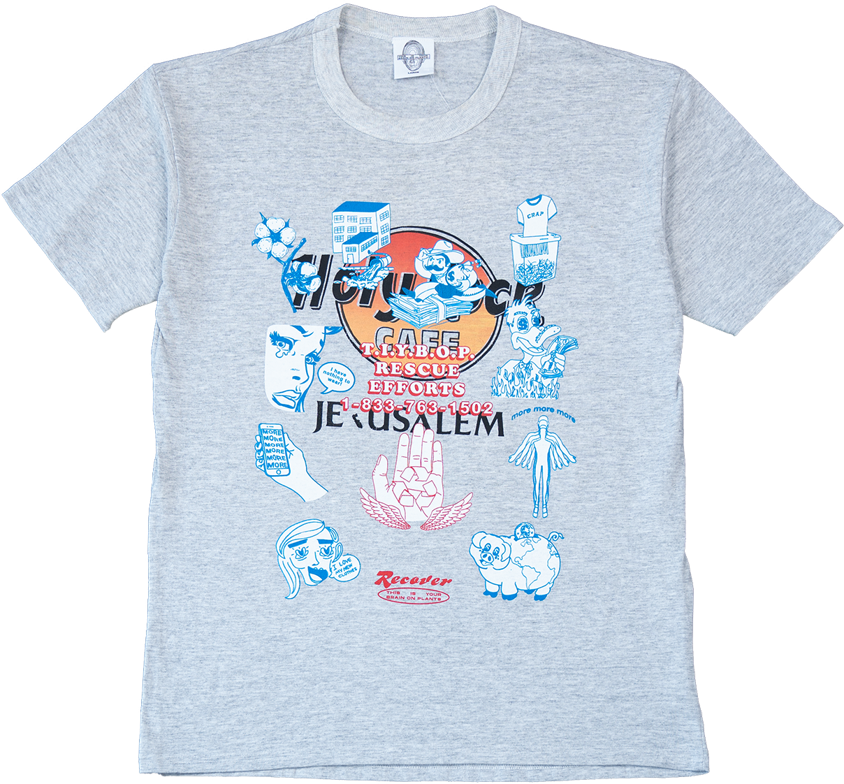 Rescue Efforts Rework Graphic Tee - Large